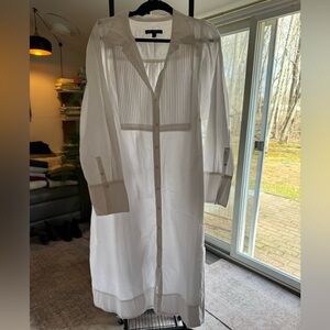Banana Republic White Shirt Dress